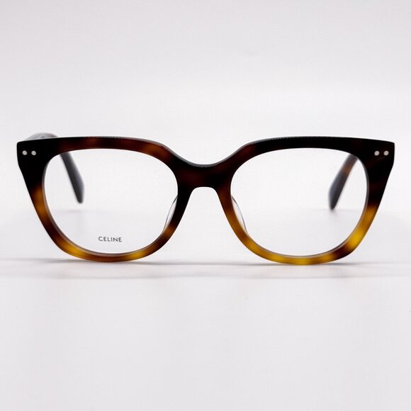NEW CELINE CL50116I 056 UNISEX HAVANA EYEGLASSES CELINE - Picture 4 of 9